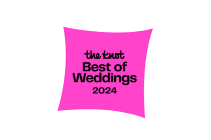 The Knot award logo for wedding venue recognition