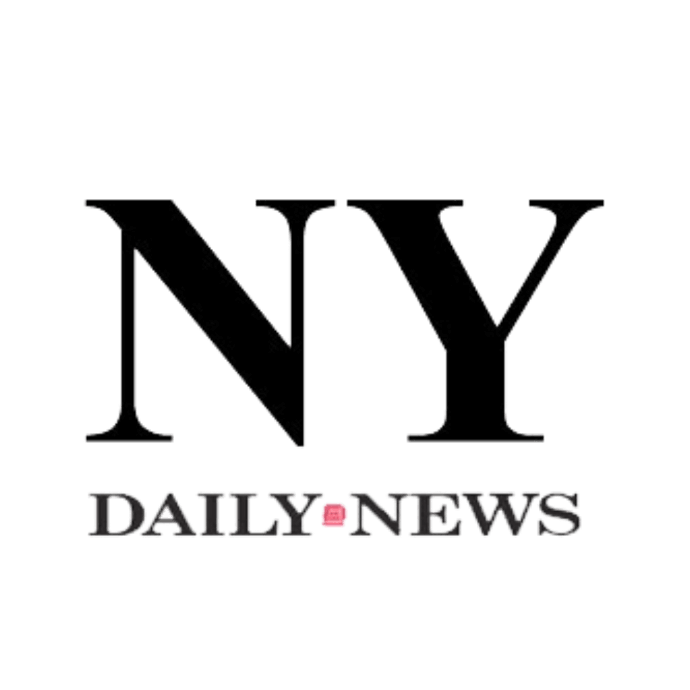 New York Daily News logo featured in press section