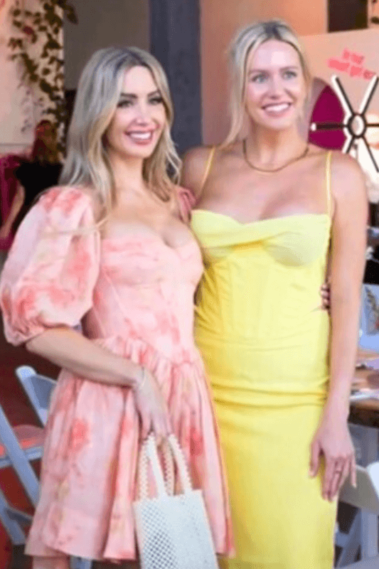 private event guests wearing dresses